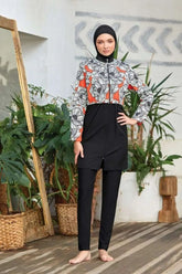 Adasea Burkini  Swimsuit-1325  Voile